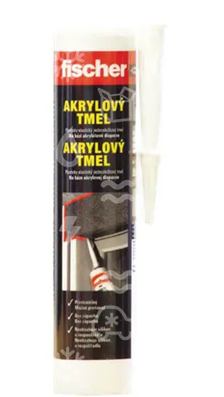 tmel akrylátový, bílý, FISCHER, 310ml
